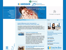 Tablet Screenshot of medizintechnik-kroeger.de